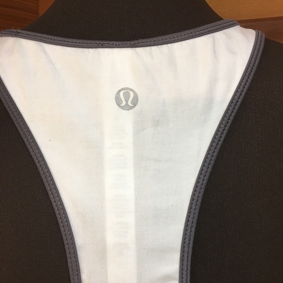 Lululemon Blissed Out Tank White Gray Dress Size 6 - Picture 4 of 6
